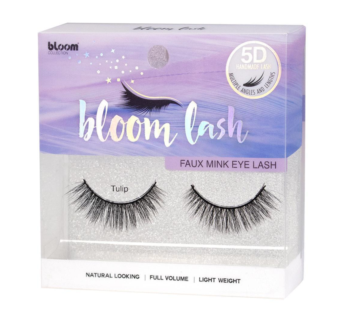 Pestaña Postiza Bloom Lash 5d De Tira Hecha A Mano Natural