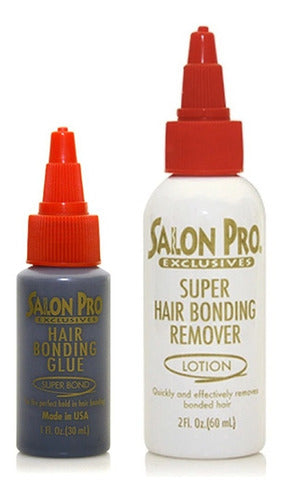 Extensiones Salon Pro Negro Látex Cortina Pack 2 Pz