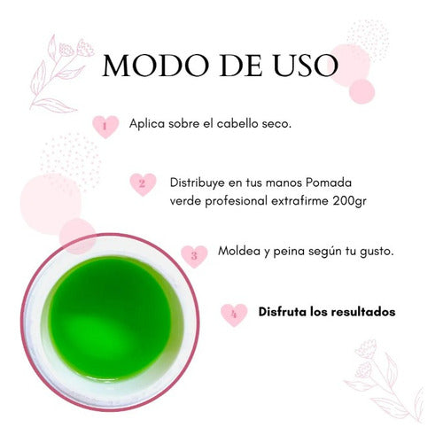 3 Piezas De Pomada Extra Firme 4x4 Profesional 100g