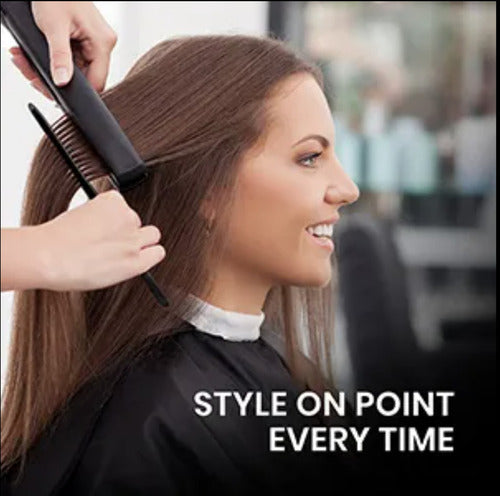Peine Para Alisar El Cabello Con Plancha O Alisadora Color Negro