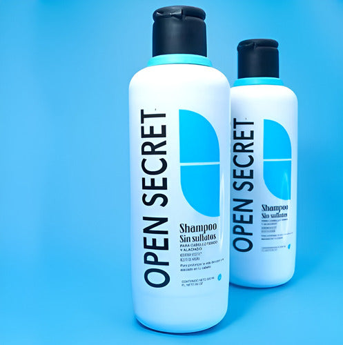3 Piezas De Open Secret Sin Sulfato Shampoo 300ml