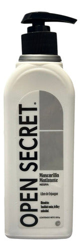 Shampoo Y Mascarilla Matizante Negro Open Secret 300ml C/u