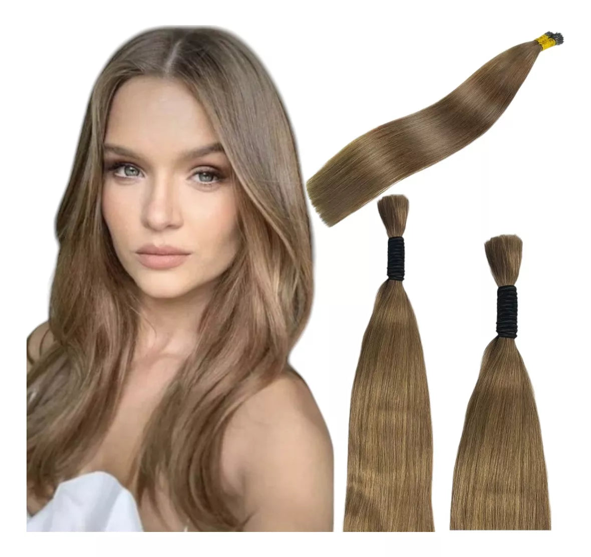 Extensiones Cabello 100% Natural Gala Remy 18 Pulgadas 50 Gramos / 75 cm