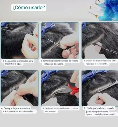 GALA DUO PINZA Y GANCHO AGUJA PARA EXTENSIONES
