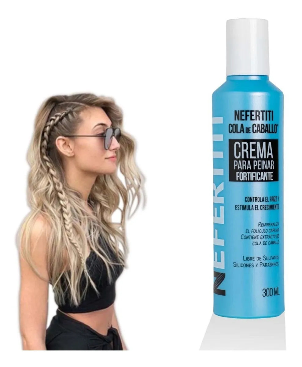 Crema Para Peinar Cola De Caballo Sin Parabenos Nefertiti