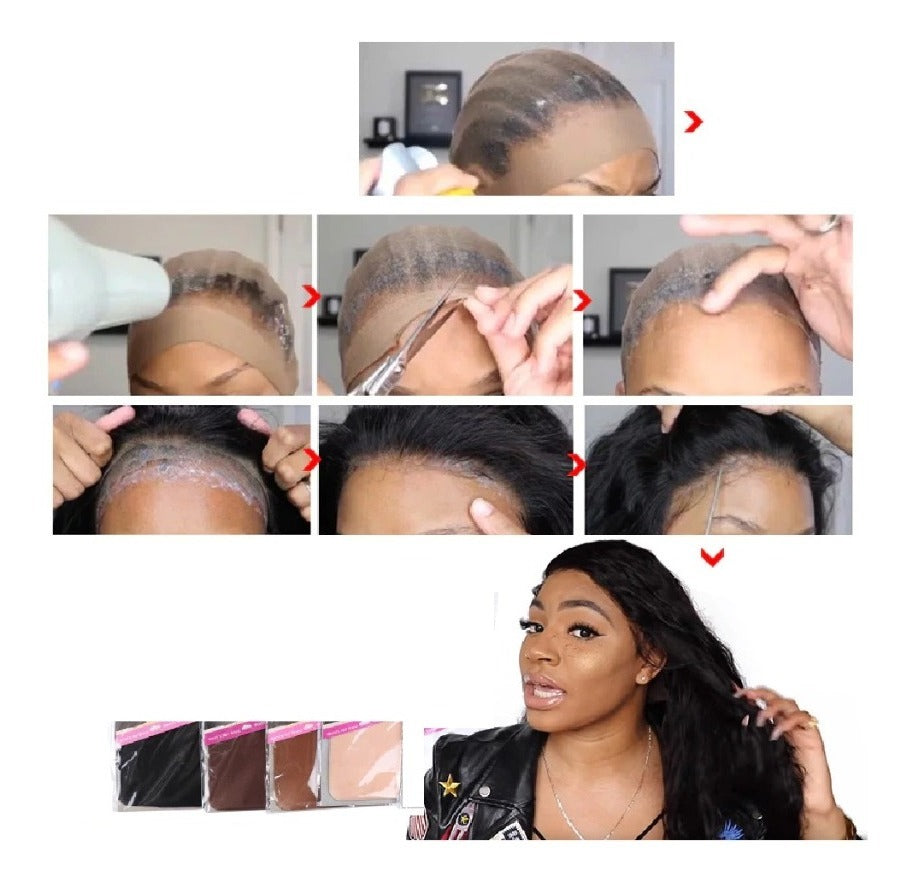 Malla Red Para Peluca Oncologica Protector 12 Paquetes / 2 Mallas por Paquete