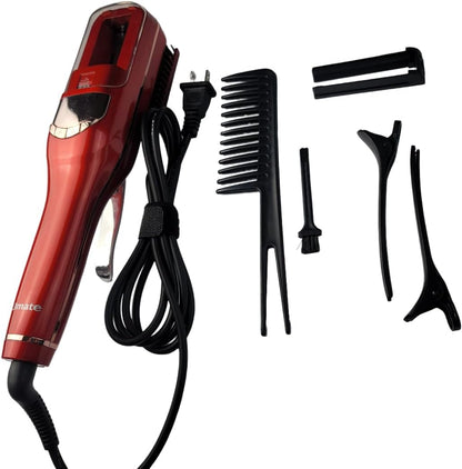 Cortadora de Puntas 2 en 1 con Función Alisadora: Pantalla LCD, Cable Giratorio 360° - Salud y Brillo para tu Cabello