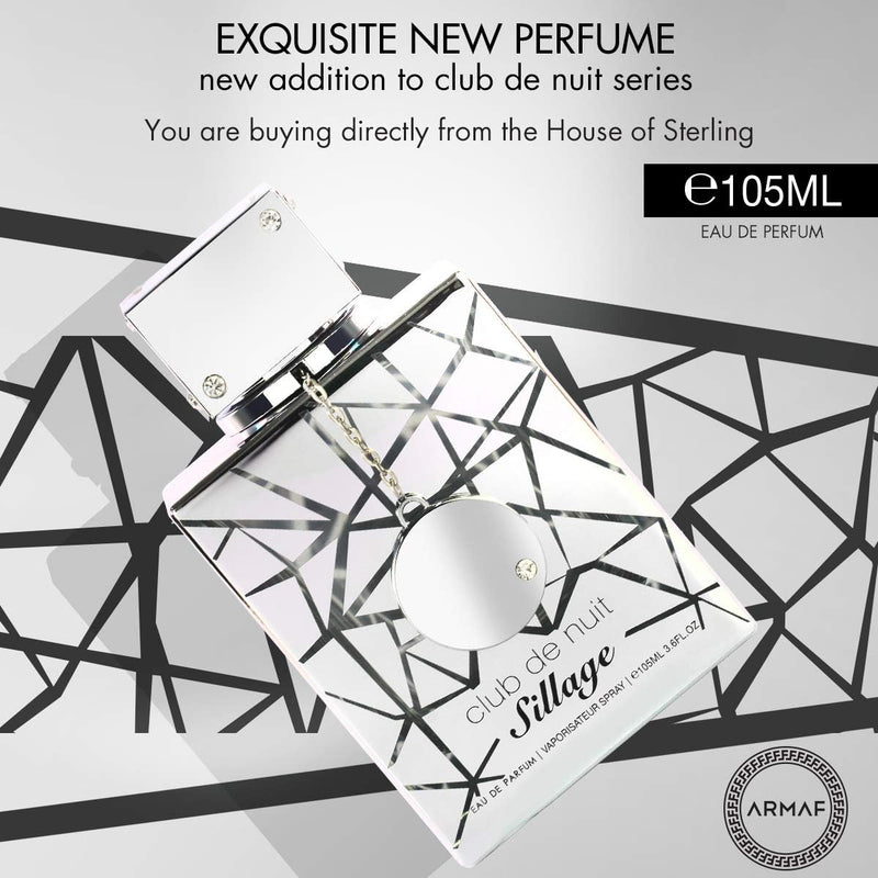 Club De Nuit Sillage by Armaf for Men - 3.6 oz EDP Spray