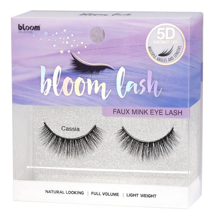Pestaña Postiza Bloom Lash 5d De Tira Hecha A Mano Natural