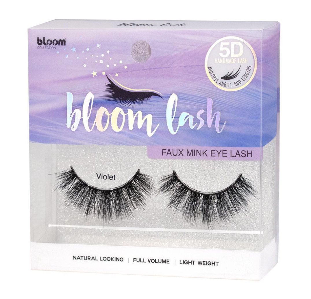 Pestaña Postiza Bloom Lash 5d De Tira Hecha A Mano Natural