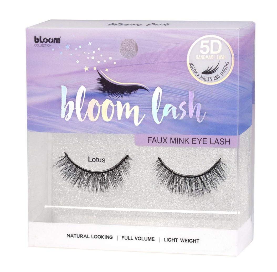 Pestaña Postiza Bloom Lash 5d De Tira Hecha A Mano Natural