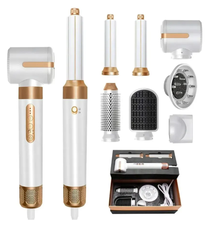 7 En 1 Cepillo De Secador Profesional Iones Cerámica 11wrpm