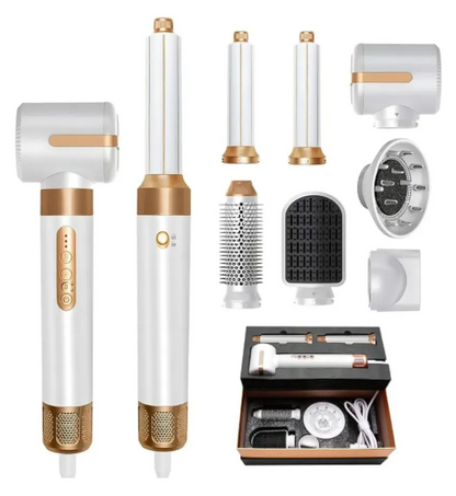 7 En 1 Cepillo De Secador Profesional Iones Cerámica 11wrpm