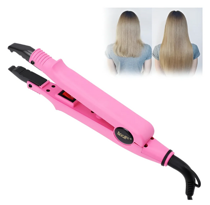 Plancha Pinza Para Extensiones De Cabello Cautin Portátil