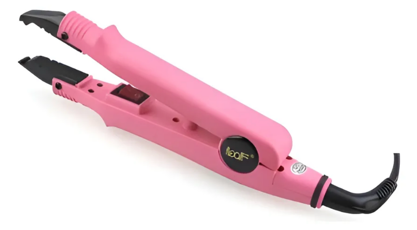 Plancha Pinza Para Extensiones De Cabello Cautin Portátil