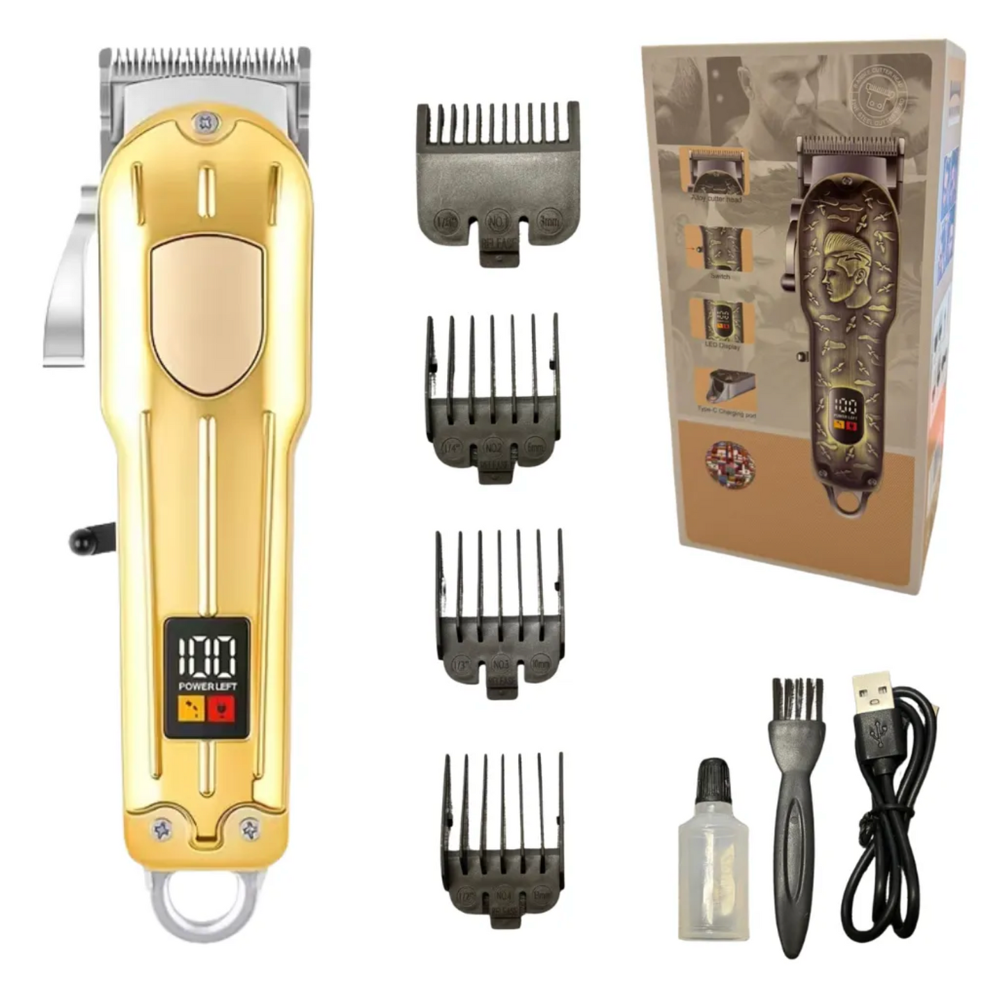 Maquina Recortadora Electrica Profesional Hair Clipper