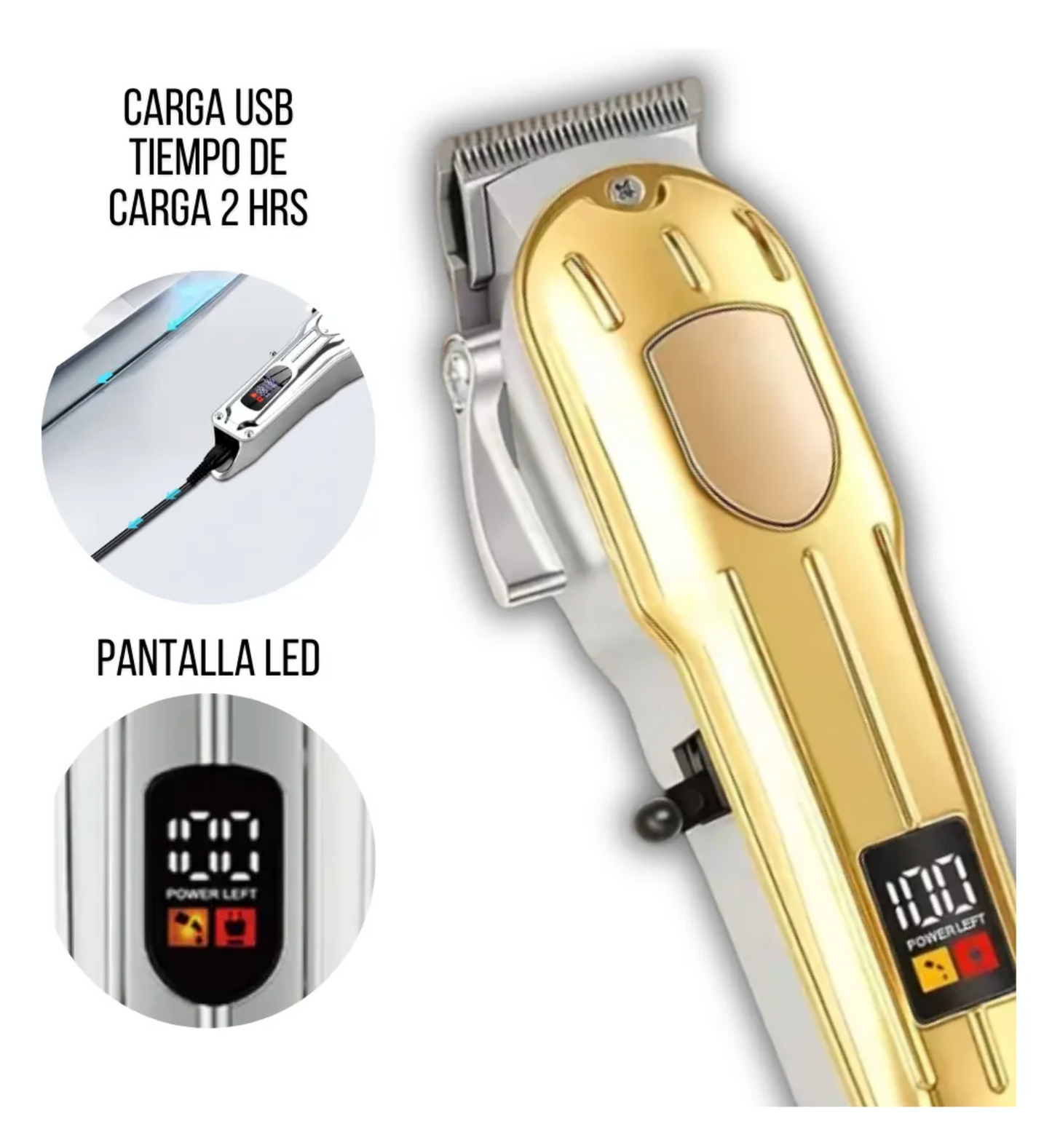 Maquina Recortadora Electrica Profesional Hair Clipper