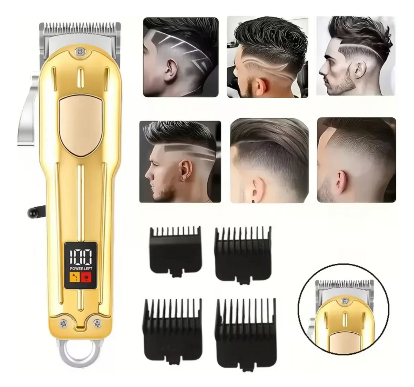 Maquina Recortadora Electrica Profesional Hair Clipper