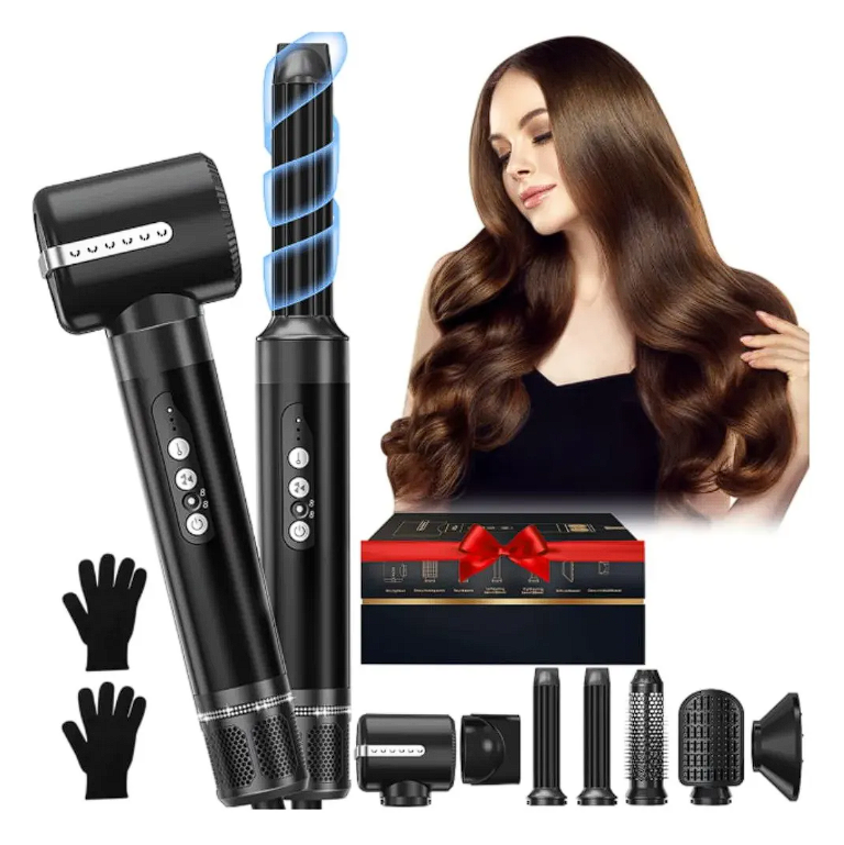 7 En 1 Cepillo De Secador Profesional Iones Cerámica 11wrpm