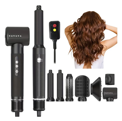 7 En 1 Cepillo De Secador Profesional Iones Cerámica 11wrpm