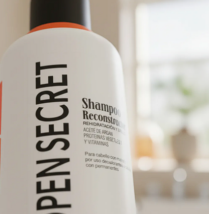 Shampoo Reconstructor Cabello Daño Extremo 300ml Open Secret