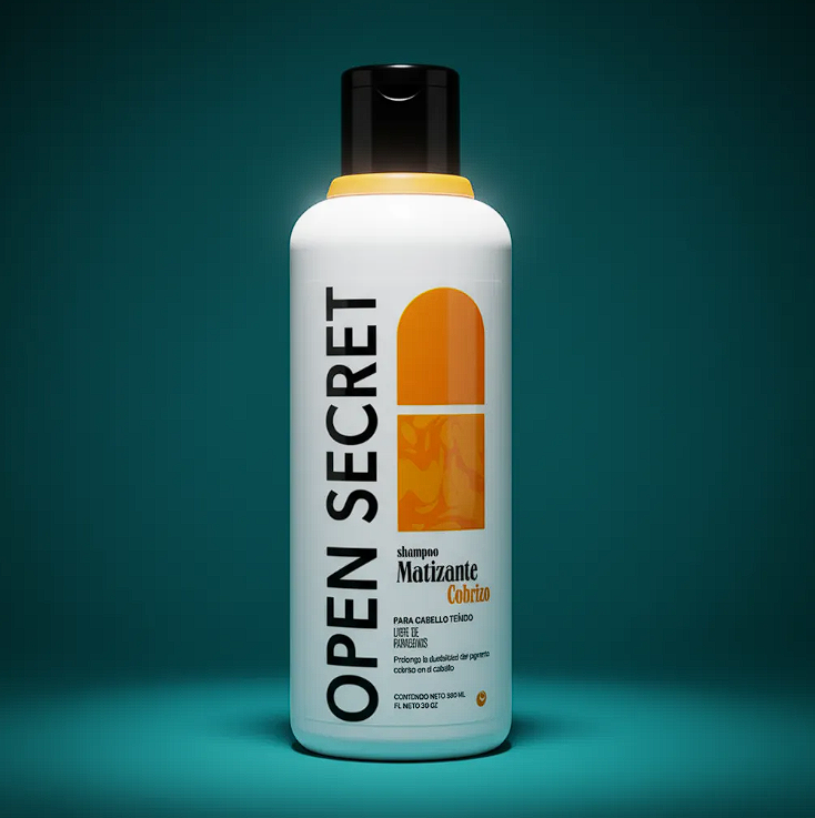 Shampoo Matizante Cobrizo Libre Parabenos 300ml Open Secret