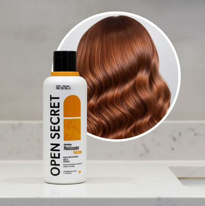Shampoo Matizante Cobrizo Libre Parabenos 300ml Open Secret