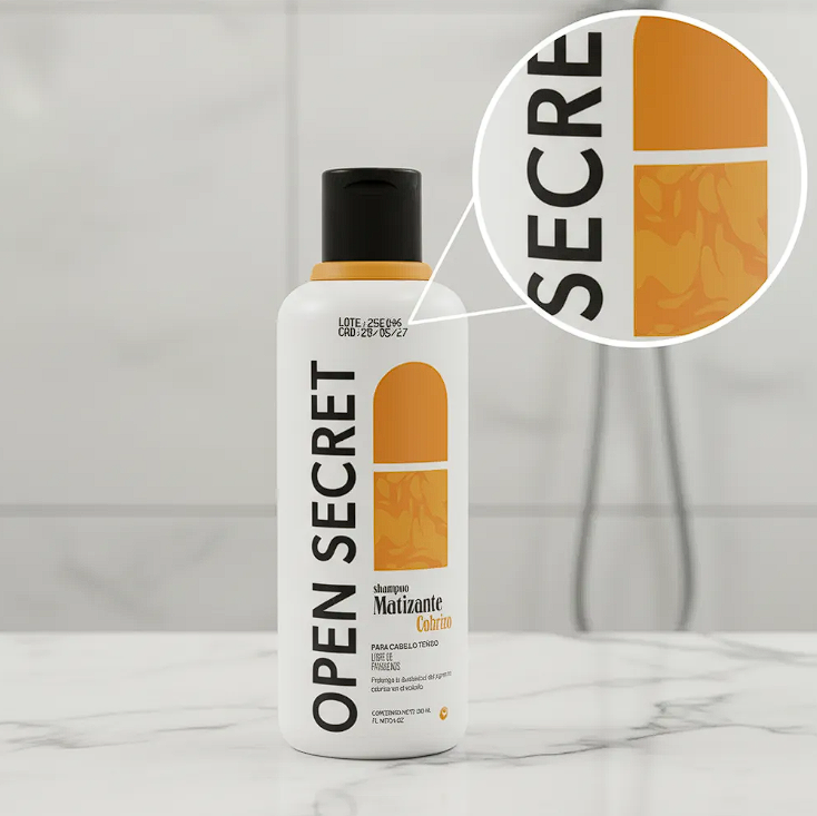 Shampoo Matizante Cobrizo Libre Parabenos 300ml Open Secret