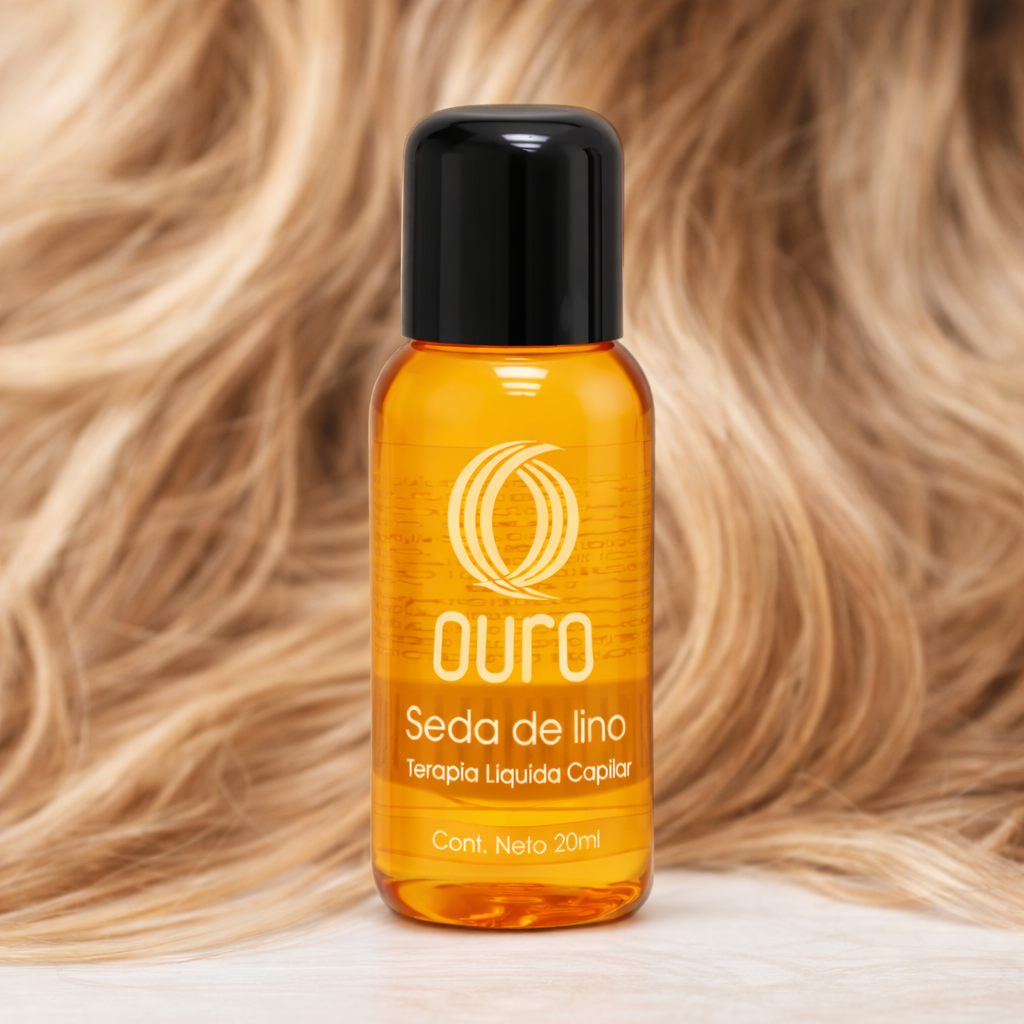 Ouro Seda Capilar De Lino 20ml X Pza