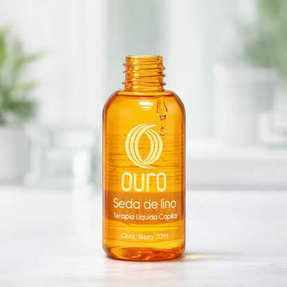 Ouro Seda Capilar De Lino 20ml X Pza