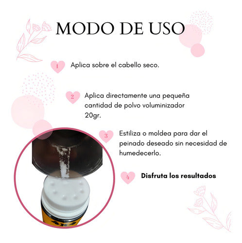 Cera En Polvo Para Cabello Apariencia Elegante 20g 4x4