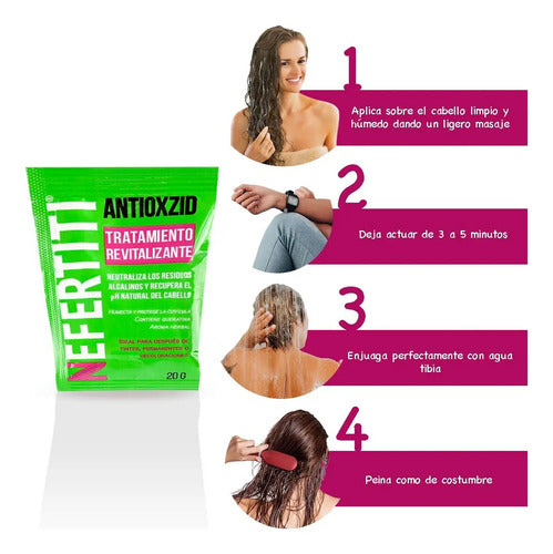 Kit Tratamiento Antioxzid Con Keratina Revitalizante 3pzas