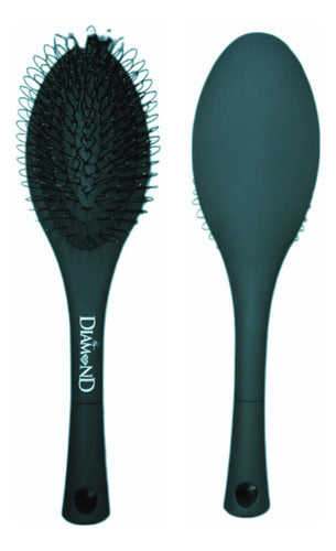 Cepillo Especial Para Extensiones Pelucas Profesional Negro Negro