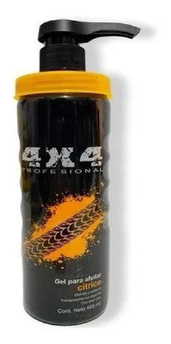 Gel Para Afeitar Transparente Fácil Deslizamiento 4x4 485 Ml Aroma Cítrico