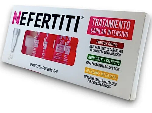Nefertiti Ampolletas Alcalina - Frutos Rojos 10 X 20ml