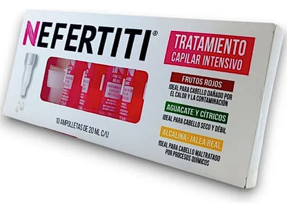 Nefertiti Ampolletas Alcalina - Frutos Rojos 10 X 20ml