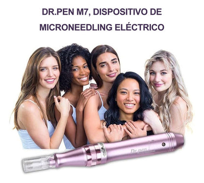 Dermapen M7 Metálico Alámbrico Recargable Mas 2 Cartuchos