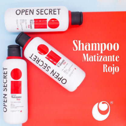Shampoo Matizante Rojo Open Secret 300ml