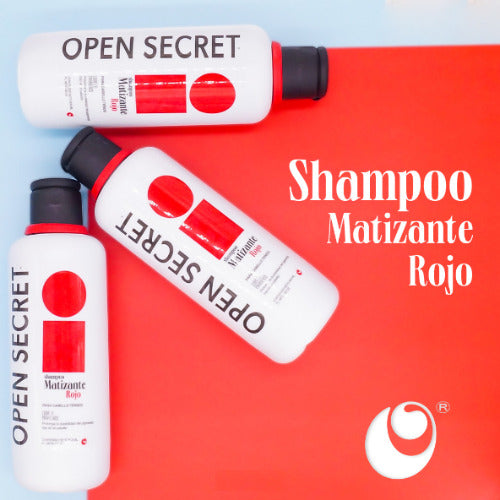 Shampoo Matizante Rojo Open Secret 300ml