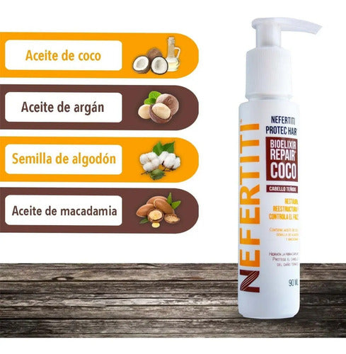 Bioelixir Repair Coco 90ml Para Cabello Teñido Nefertiti