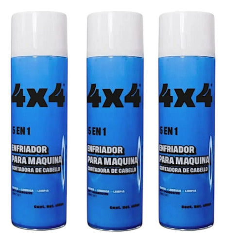 3 Spray Enfriador 5 En 1 Profesional 4x4 Cuchillas Maquinas