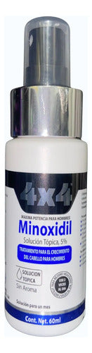 Tratamiento Crecimiento Cabello 4x4 Minoxidil 60ml
