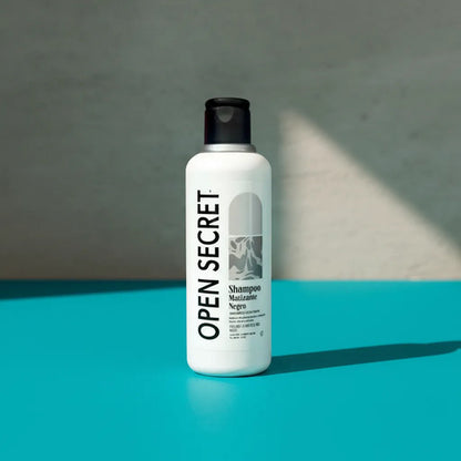 Kit 6 Open Secret Shampoo Con Tinte Matizante Negro 300 Ml