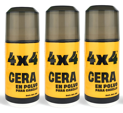 Cera En Polvo Para Cabello 20g 4x4 Pack 3pz