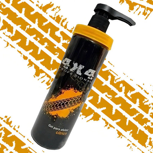 Gel Para Afeitar Transparente Fácil Deslizamiento 4x4 485 Ml Aroma Cítrico