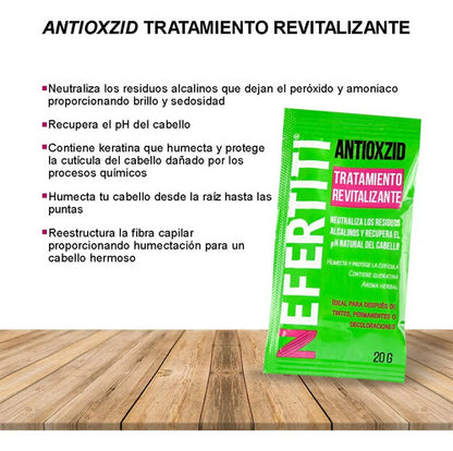 Kit Tratamiento Antioxzid Con Keratina Revitalizante 3pzas