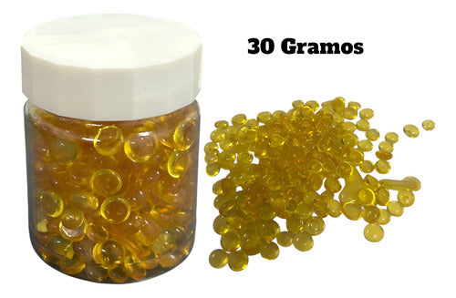 Keratina Granulada Para Extensiones De Cabello 30g Amarillo