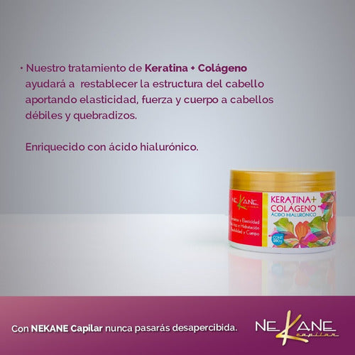 Nekane ® Tratamiento Keratina Cabello Seco Hidrata Antifrizz