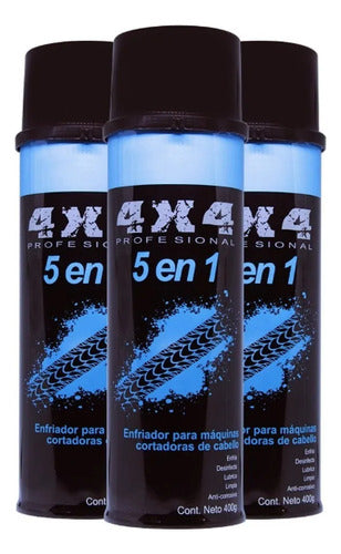 3 Spray Enfriador 5 En 1 Profesional 4x4 Cuchillas Maquinas