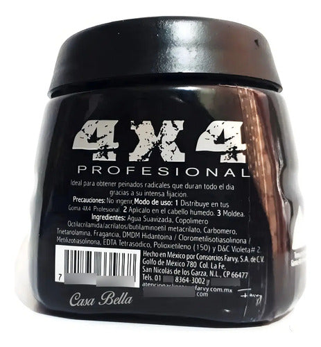 Goma 4x4 Para Cabello 280 G